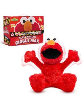 Interactive 18-Inch Giggle Plush Toy - Tickle Me Elmo, Fun for Kids & Collectors